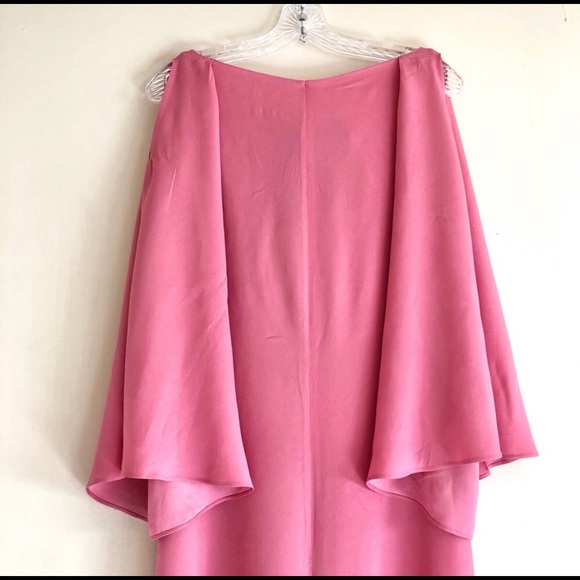 Massimo Dutti Limited-edition Pink Slit Sleeves Wide Leg Jumpsuit Size 8 - Picture 4 of 7